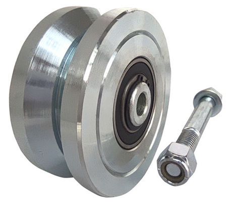 150mm স্লাইডিং গেট ট্রলি পৃষ্ঠ সাদা