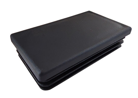 আয়তক্ষেত্রাকার বেড়া পোস্ট ক্যাপ 75mm X 75mm 200x200 4x4 কালো প্লাস্টিক নাইলন