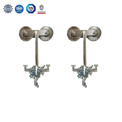 কলা খামারের জন্য চেইন সহ ISO9001 গ্যালভানাইজড কলা ক্যাবলওয়ে রোলার ট্রলি পুলি