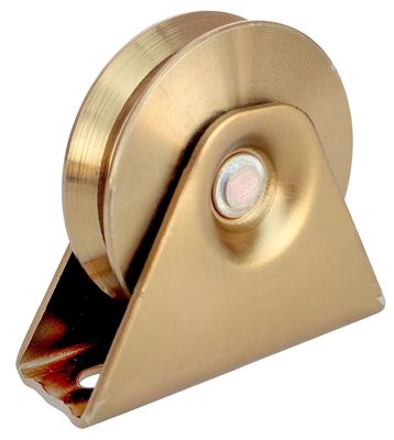 98mm 4'' হেভি ডিউটি ​​ড্রাইভওয়ে গেট হুইলস ভি গ্রুভ আয়রন গ্যালভানাইজড