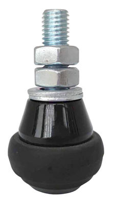43MM 30MM M12 স্লাইডিং গেট নাইলন গাইড রোলার কালো