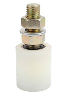 50mm কালো স্লাইডিং রোলিং গেট গাইড রোলার 3&quot; 6&quot; পিভিসি প্লাস্টিক নাইলন বিয়ারিং