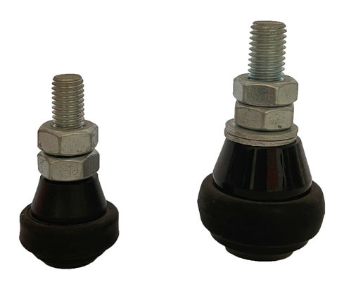 43MM 30MM M12 স্লাইডিং গেট নাইলন গাইড রোলার কালো