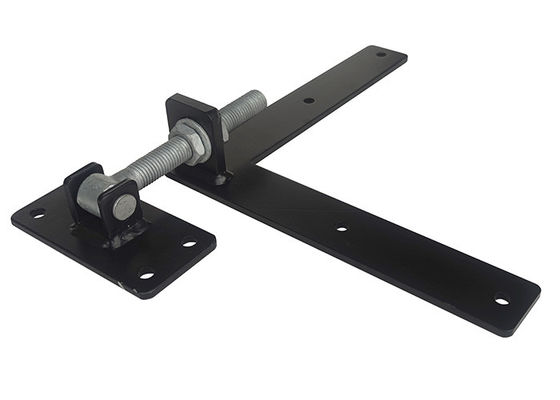 M24 300mm হেভি ডিউটি ​​ব্ল্যাক কাঠ গেট কবজা কাঠের গেট ফিটিং হার্ডওয়্যার টি ধাতুপট্টাবৃত জন্য হার্ডওয়্যার