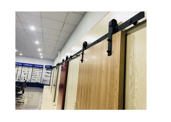JNK 2 1/4&quot; শস্যাগার গেট হার্ডওয়্যার অভ্যন্তরীণ শস্যাগার দরজা হার্ডওয়্যার হ্যান্ডেল এবং ফ্ল্যাট 2m ট্র্যাকের সাথে তালা