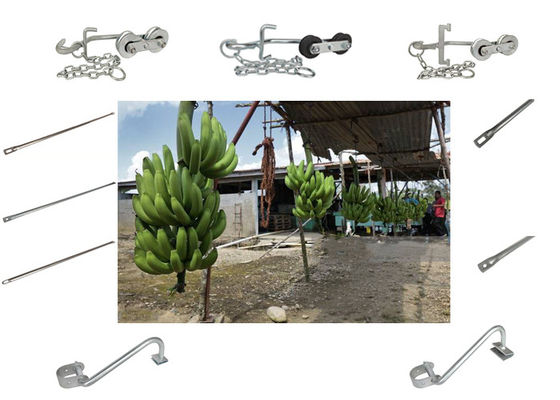 সহজ পরিবহন হার্ডওয়্যারের জন্য 250KG শিল্প খামার কলা ক্যাবলওয়ে রোলার