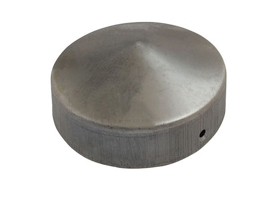 আলংকারিক 90mm 6 ইঞ্চি গোলাকার বেড়া পোস্ট ক্যাপ 2.75&quot; ধাতু